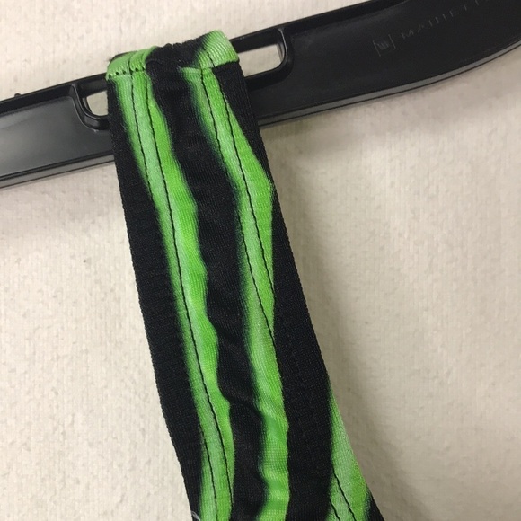 ROBBY Len Women’s Swimsuit Size 12 Rainbow Multi Color stripe Structured cup EUC - Picture 3 of 12